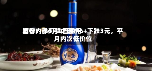 酒价内参6月9日费用发布：洋河梦之蓝M6+下跌3元	，平月内次低价位-第2张图片