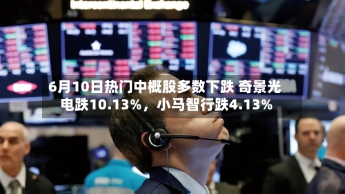 6月10日热门中概股多数下跌 奇景光电跌10.13%，小马智行跌4.13%-第3张图片