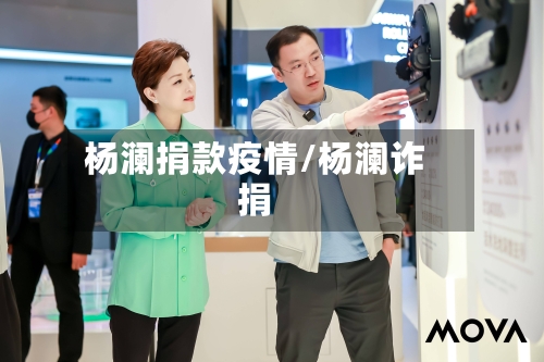 杨澜捐款疫情/杨澜诈捐