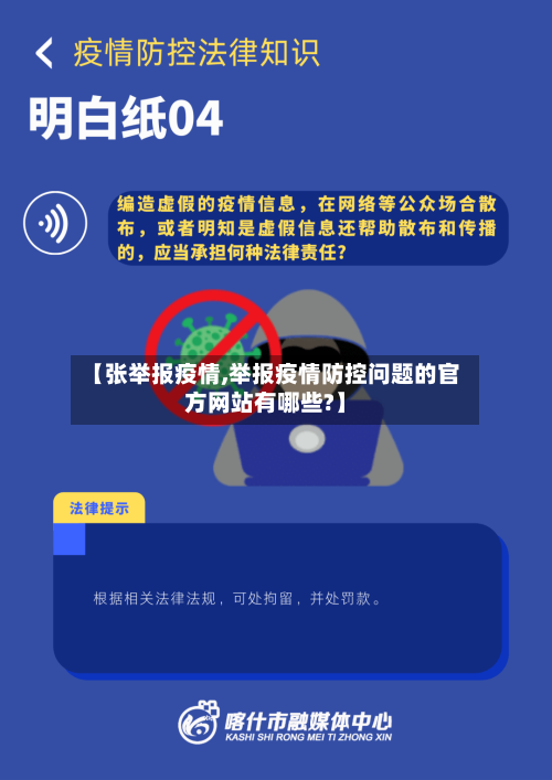 【张举报疫情,举报疫情防控问题的官方网站有哪些?】