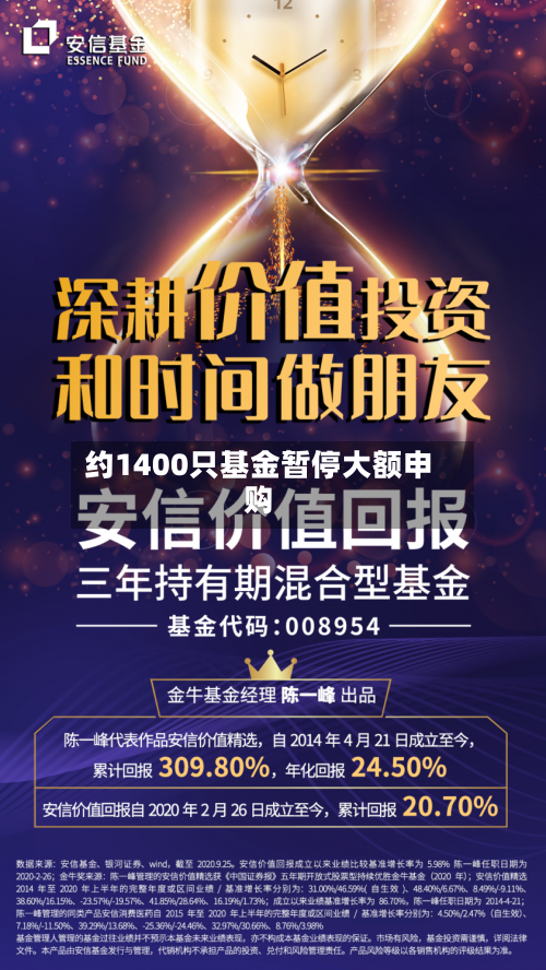 约1400只基金暂停大额申购-第3张图片
