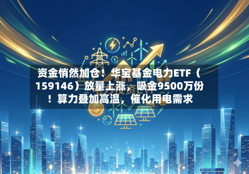 资金悄然加仓！华宝基金电力ETF（159146）放量上涨，吸金9500万份！算力叠加高温，催化用电需求-第2张图片