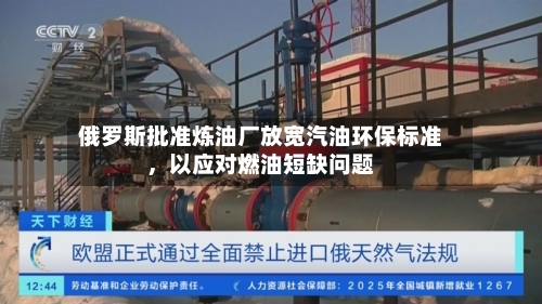 俄罗斯批准炼油厂放宽汽油环保标准，以应对燃油短缺问题-第3张图片