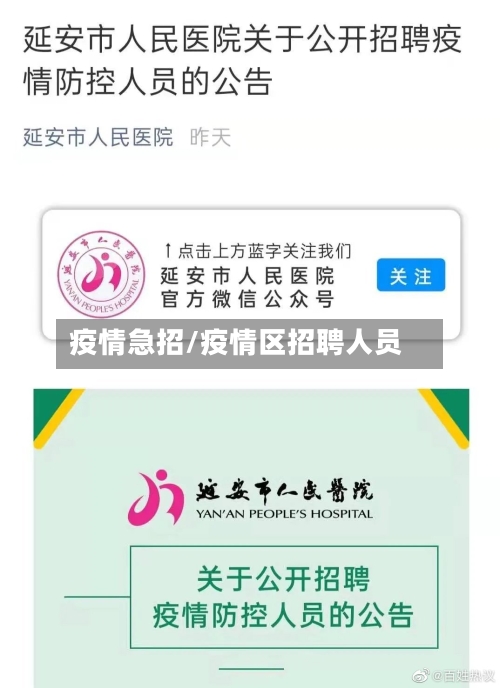 疫情急招/疫情区招聘人员-第2张图片