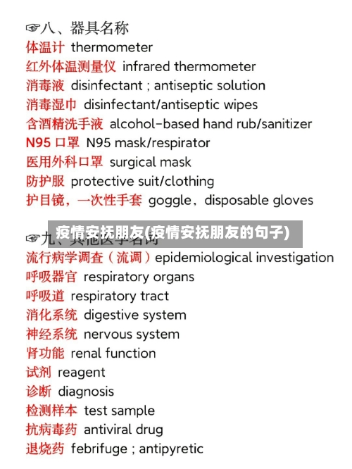 疫情安抚朋友(疫情安抚朋友的句子)
