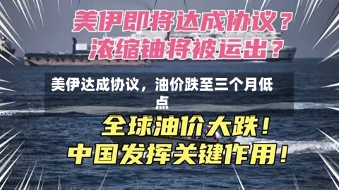 美伊达成协议	，油价跌至三个月低点-第2张图片