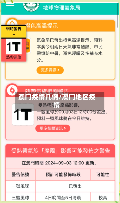 澳门疫情几例/澳门地区疫情-第2张图片