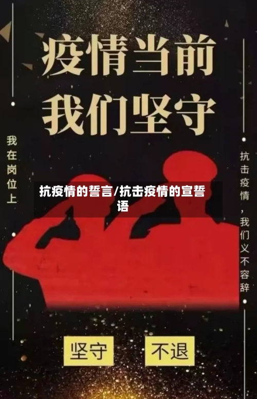 抗疫情的誓言/抗击疫情的宣誓语