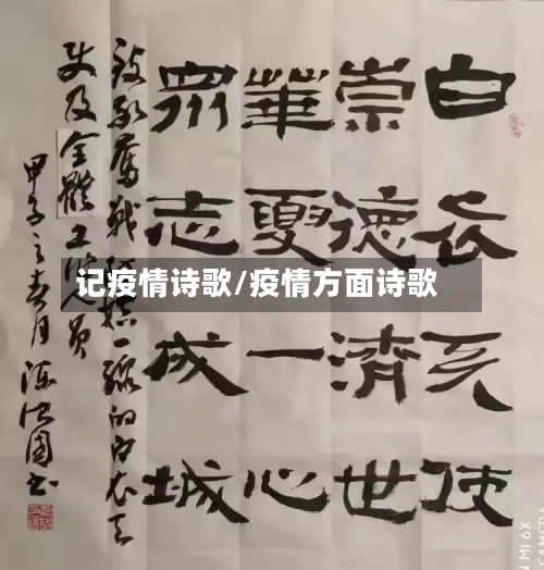 记疫情诗歌/疫情方面诗歌-第2张图片