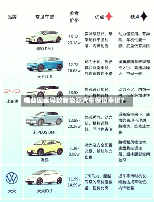 哪些因素导致新能源汽车保值率低?-第2张图片