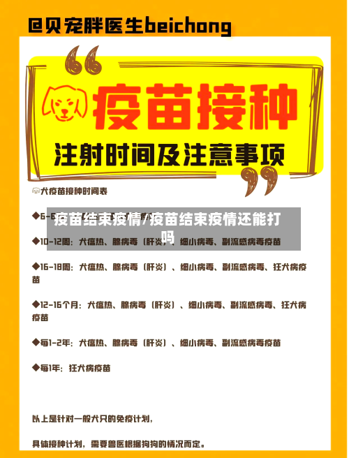 疫苗结束疫情/疫苗结束疫情还能打吗-第3张图片