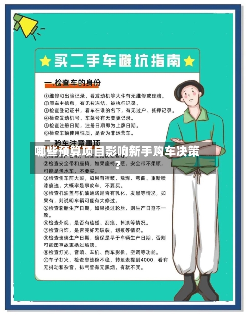 哪些预算项目影响新手购车决策?-第3张图片