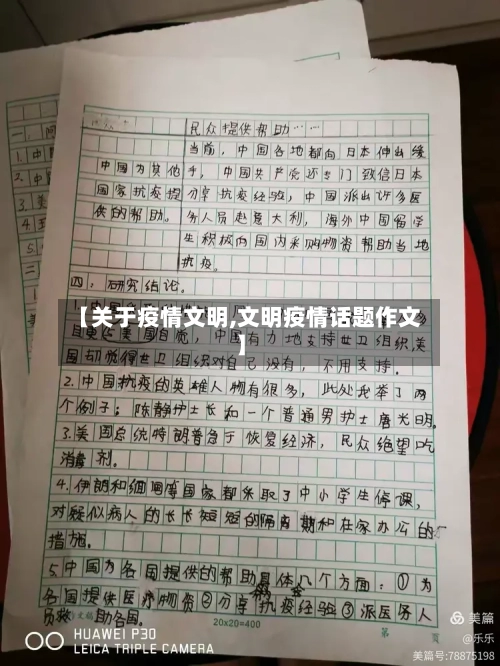 【关于疫情文明,文明疫情话题作文】-第2张图片