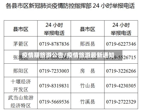 疫情期旅游公告/疫情旅游最新通知