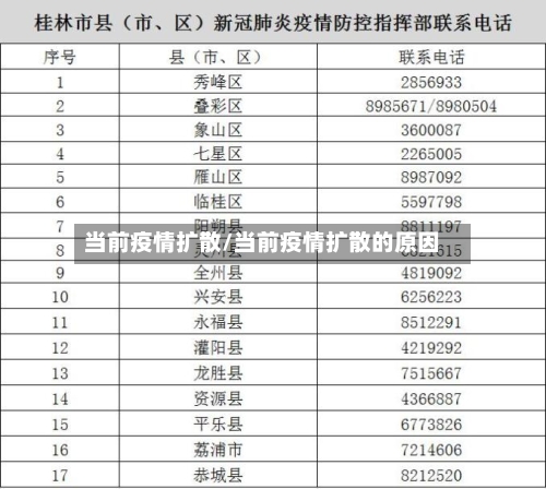 当前疫情扩散/当前疫情扩散的原因