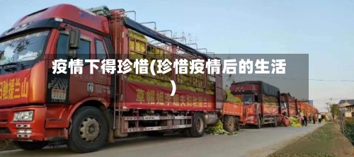 疫情下得珍惜(珍惜疫情后的生活)-第2张图片