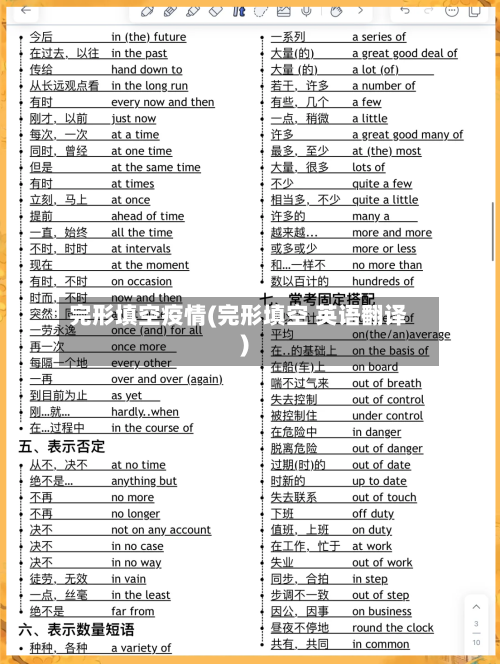 完形填空疫情(完形填空 英语翻译)-第3张图片