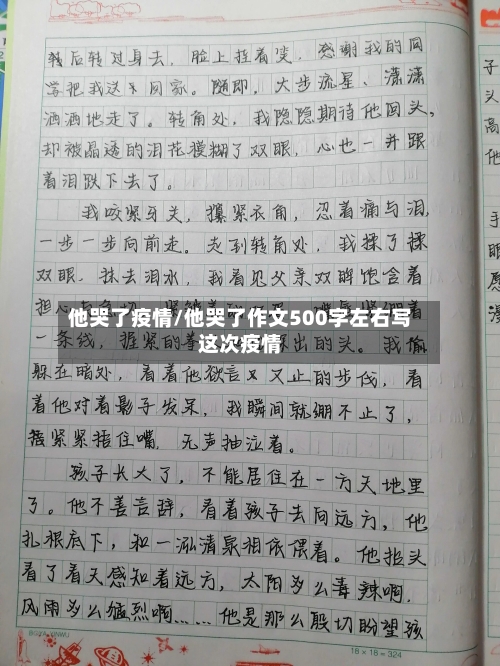他哭了疫情/他哭了作文500字左右写这次疫情-第3张图片