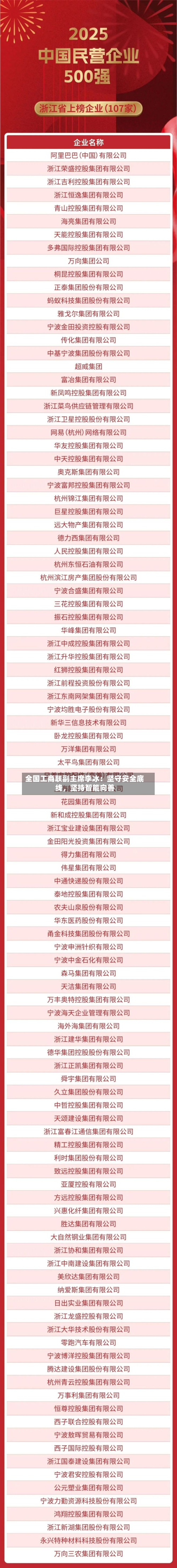 全国工商联副主席李冰：坚守安全底线，坚持智能向善