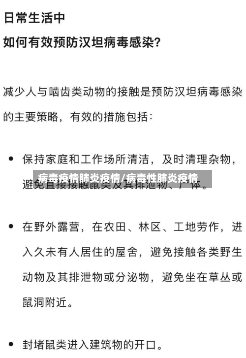 病毒疫情肺炎疫情/病毒性肺炎疫情