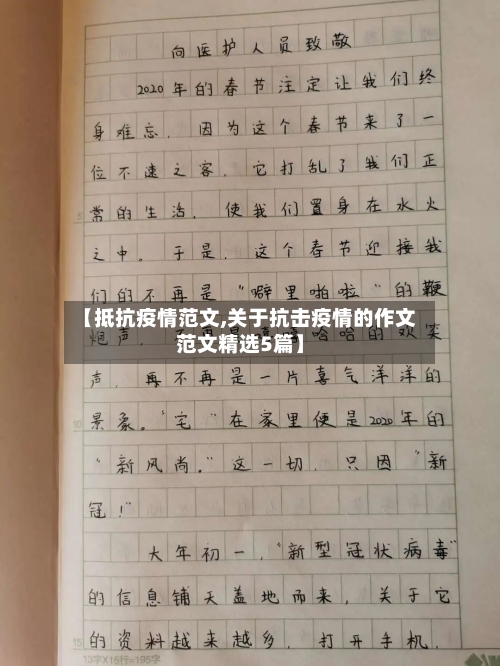【抵抗疫情范文,关于抗击疫情的作文范文精选5篇】-第2张图片