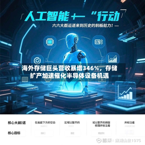海外存储巨头营收暴增346%，存储扩产加速催化半导体设备机遇-第2张图片