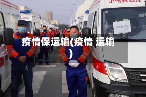 疫情保运输(疫情 运输)-第2张图片