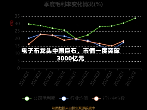 电子布龙头中国巨石，市值一度突破3000亿元