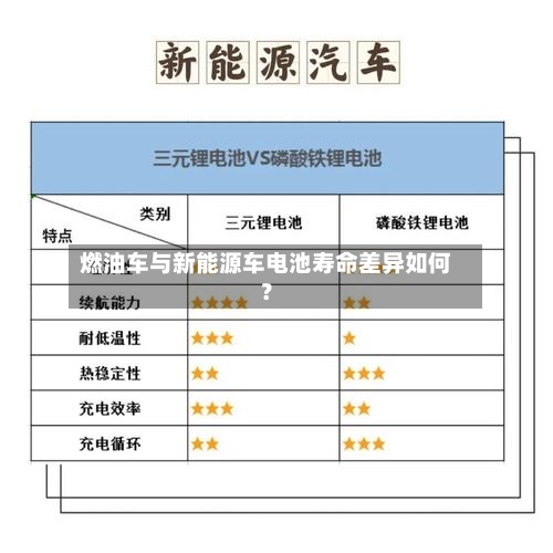 燃油车与新能源车电池寿命差异如何？-第2张图片
