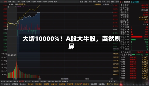 大增10000%！A股大牛股，突然刷屏-第2张图片