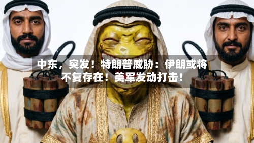 中东，突发！特朗普威胁：伊朗或将不复存在！美军发动打击！-第2张图片