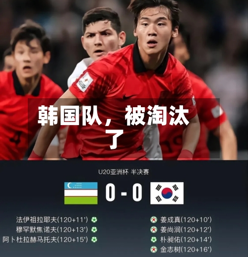 韩国队，被淘汰了
