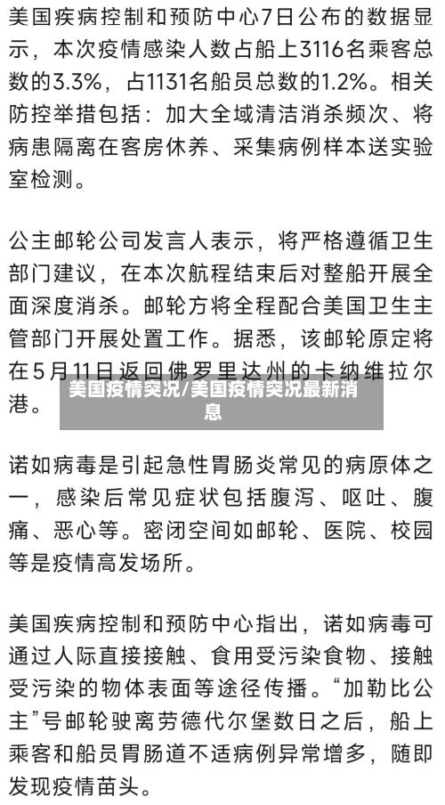 美国疫情突况/美国疫情突况最新消息-第3张图片