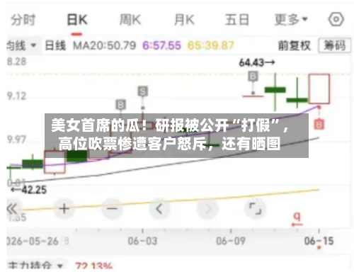 美女首席的瓜！研报被公开“打假”，高位吹票惨遭客户怒斥，还有晒图-第2张图片