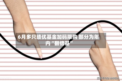 6月多只绩优基金加码限购 部分为年内“翻倍基	”-第2张图片