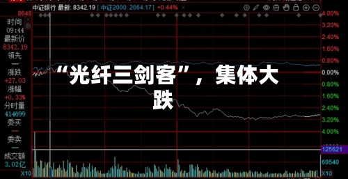 “光纤三剑客”	，集体大跌-第3张图片