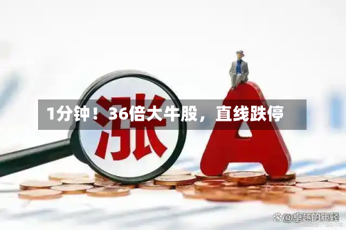 1分钟！36倍大牛股，直线跌停-第2张图片