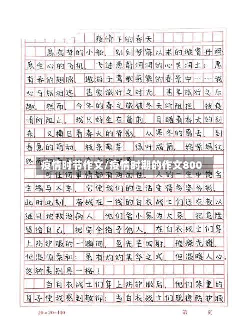 疫情时节作文/疫情时期的作文800