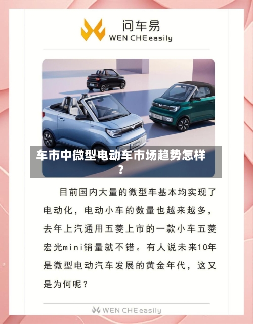 车市中微型电动车市场趋势怎样？-第3张图片