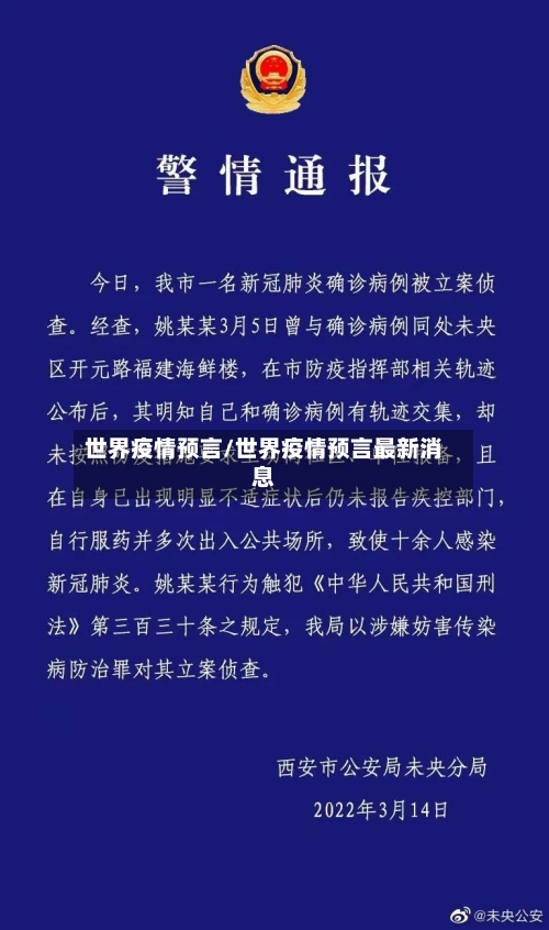 世界疫情预言/世界疫情预言最新消息-第3张图片