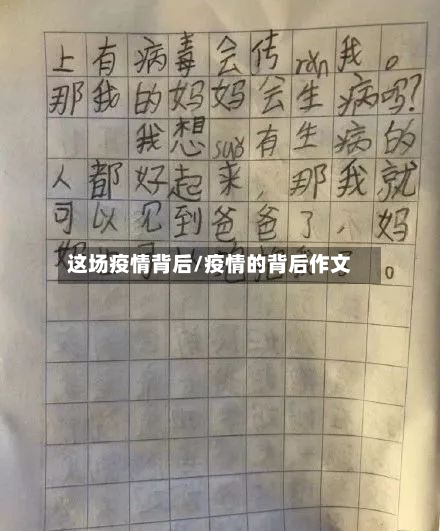 这场疫情背后/疫情的背后作文-第2张图片
