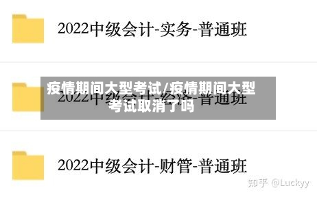 疫情期间大型考试/疫情期间大型考试取消了吗-第2张图片