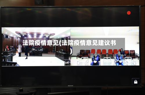 法院疫情意见(法院疫情意见建议书)