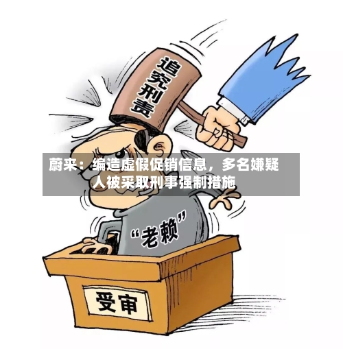 蔚来：编造虚假促销信息	，多名嫌疑人被采取刑事强制措施-第2张图片