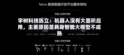 宇树科技陈立：机器人没有大面积应用，主要原因是具身智能大模型不成熟
