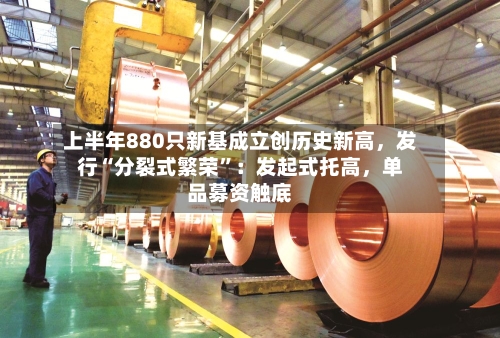 上半年880只新基成立创历史新高，发行“分裂式繁荣”：发起式托高，单品募资触底