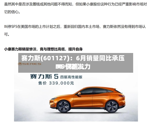 赛力斯(601127)：6月销量同比承压 M〖陆〗	、M9快速发力-第2张图片