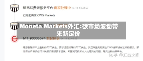 Moneta Markets外汇:碳市场波动带来新定价
