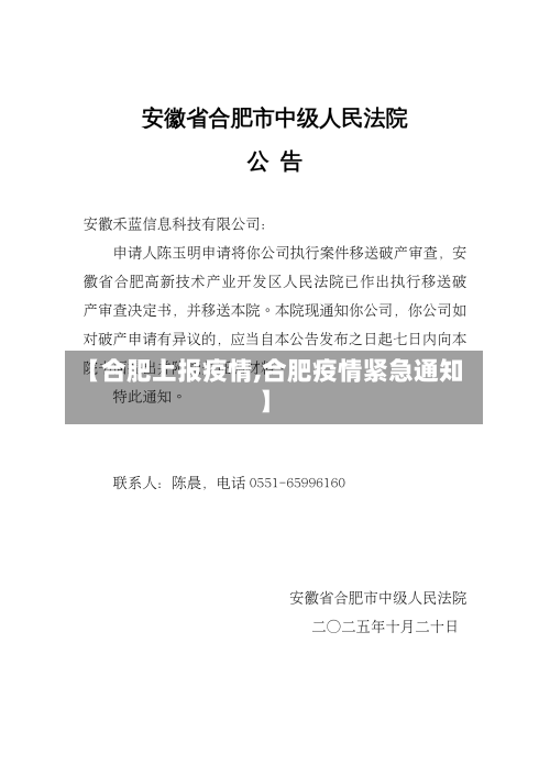 【合肥上报疫情,合肥疫情紧急通知】-第3张图片