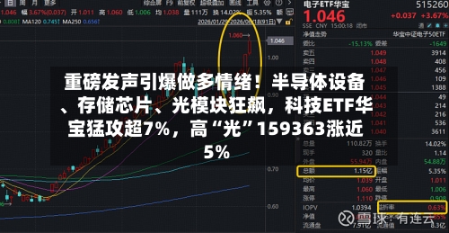 重磅发声引爆做多情绪！半导体设备、存储芯片、光模块狂飙	，科技ETF华宝猛攻超7%，高“光”159363涨近5%-第2张图片